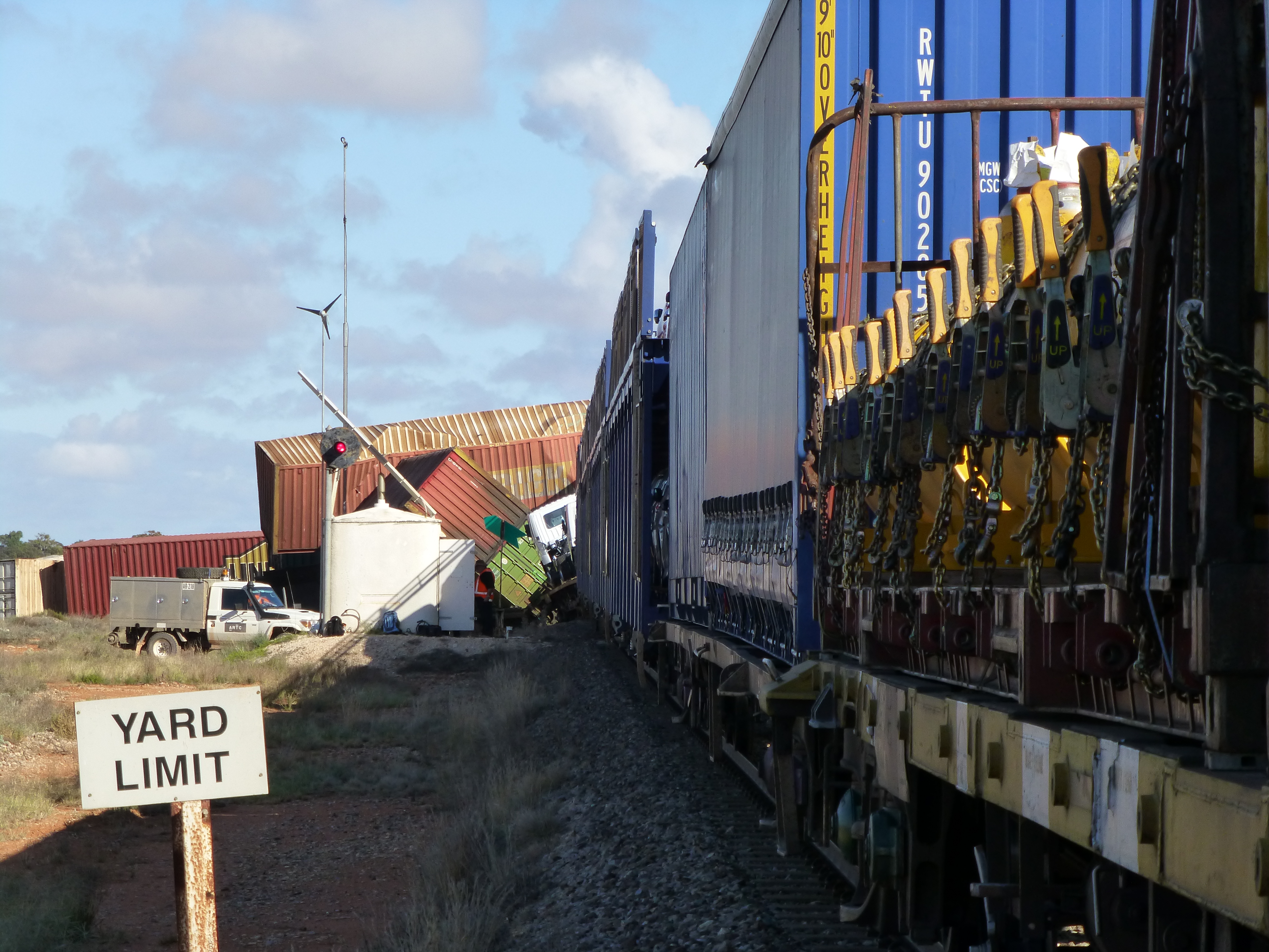 Figure 3: Wreckage at points