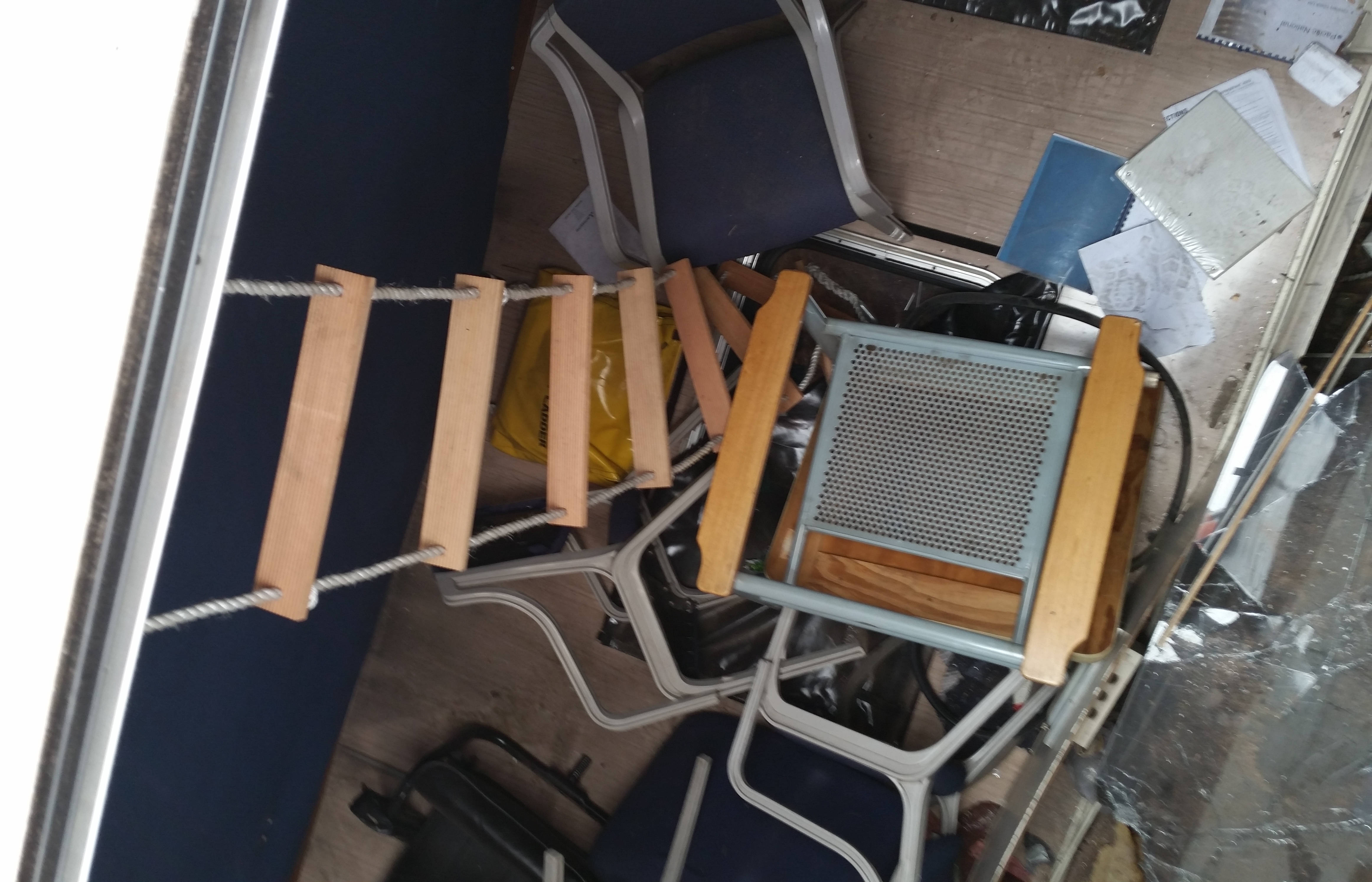 Figure 15: Crew van emergency ladder