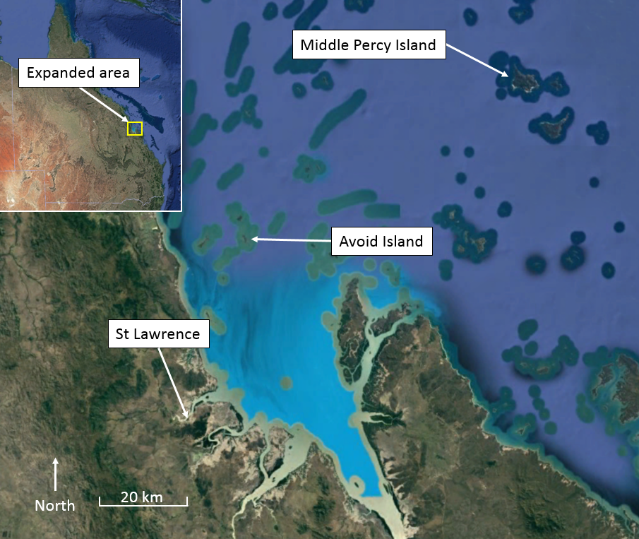 Figure 3: Avoid Island location