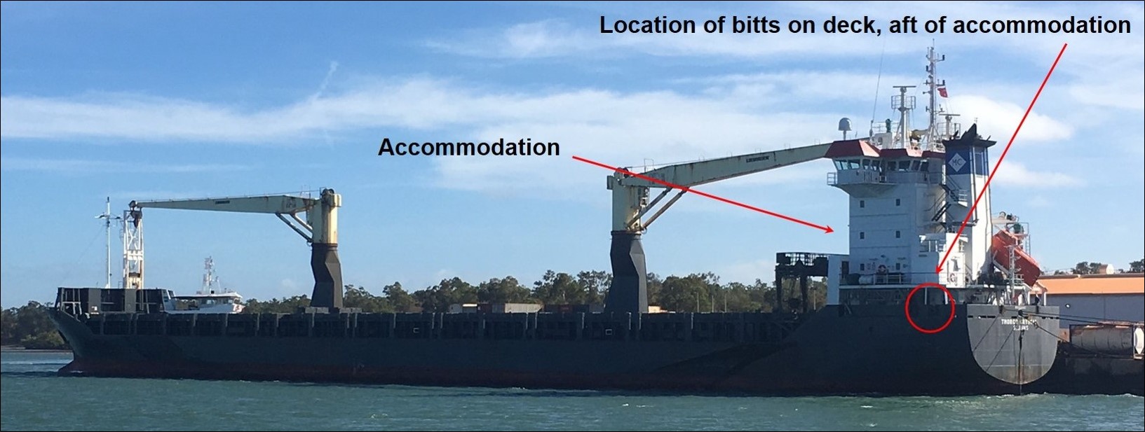 Figure 1: Thorco CrystalSource: Bhagwan Marine, annotated by the ATSB