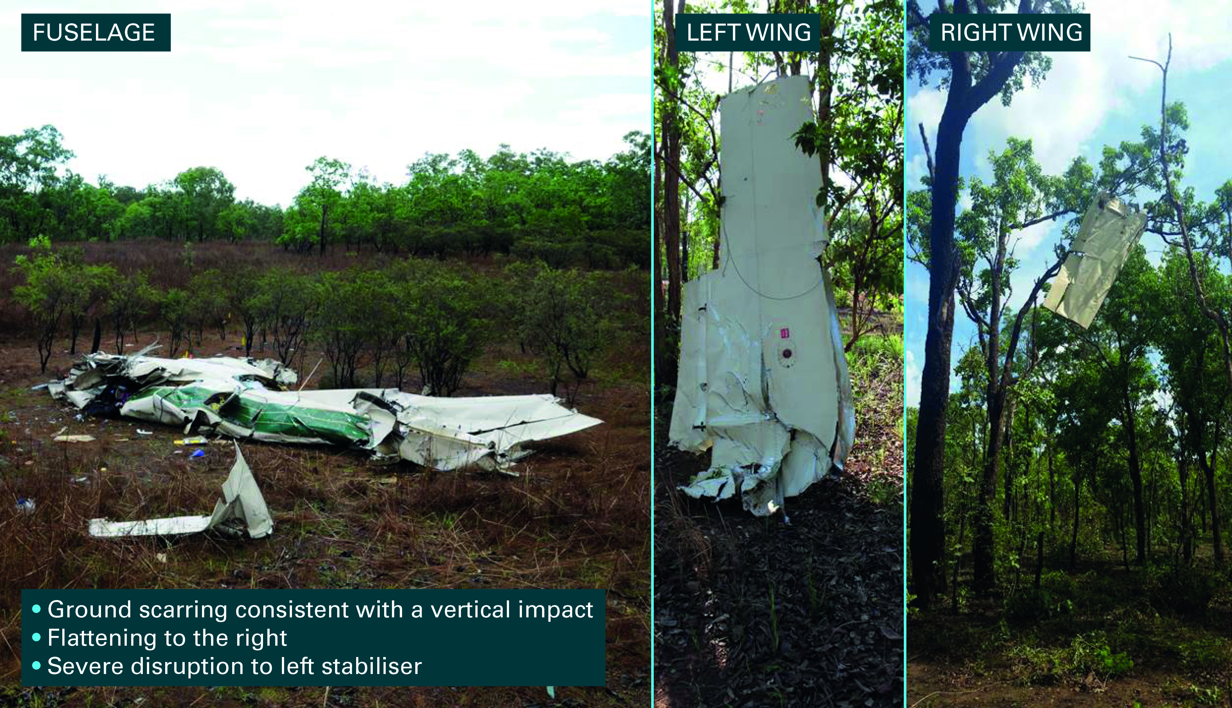 Figure 5: The fuselage, left and right wings