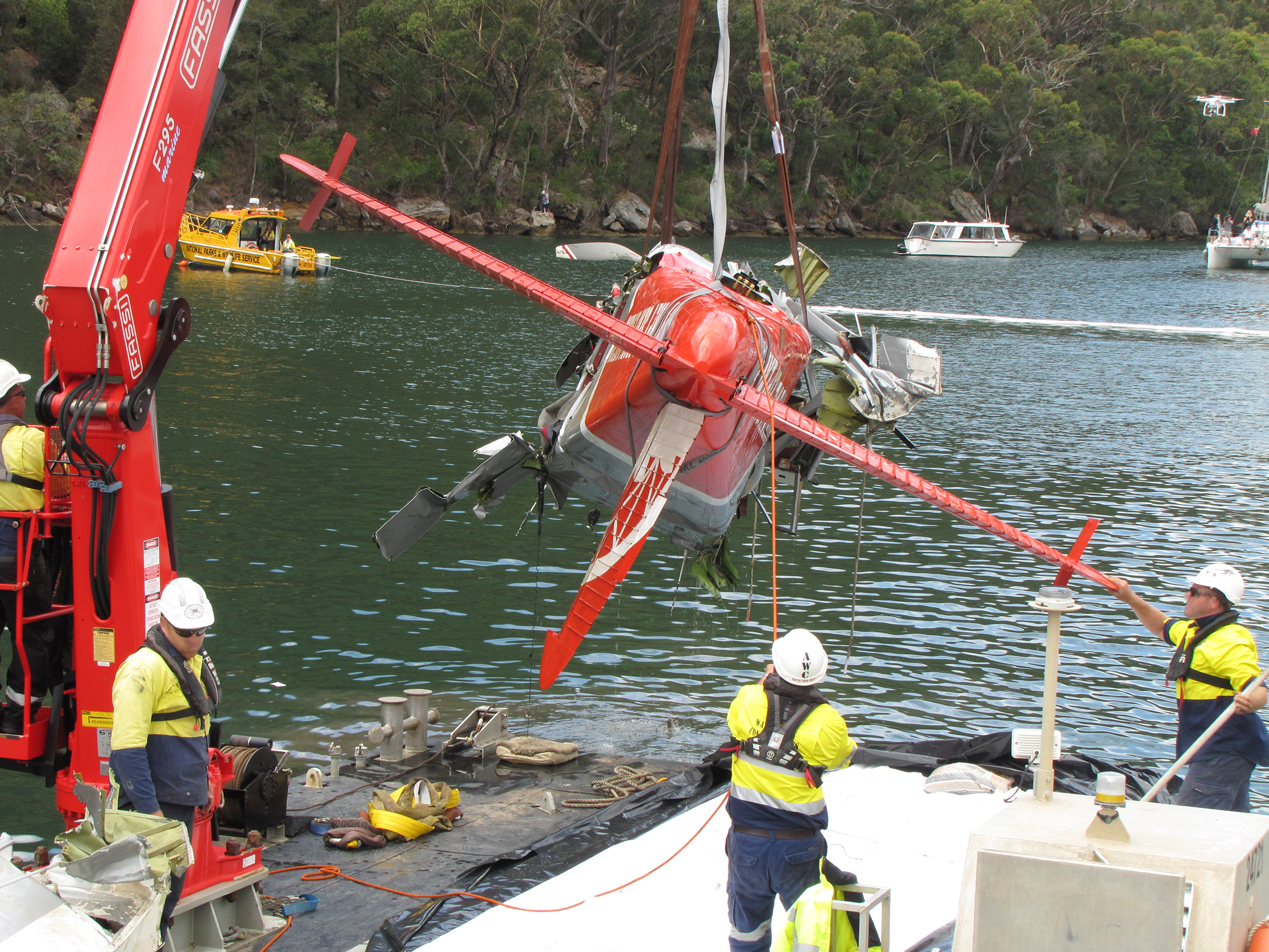 Figure 4: VH-NOO recovery from Jerusalem Bay