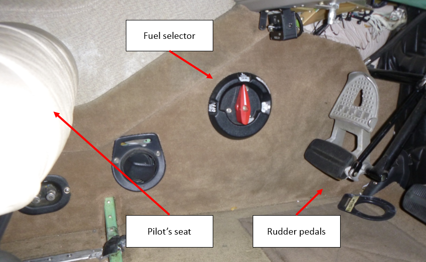 Figure 1: Aircraft fuel tank selector