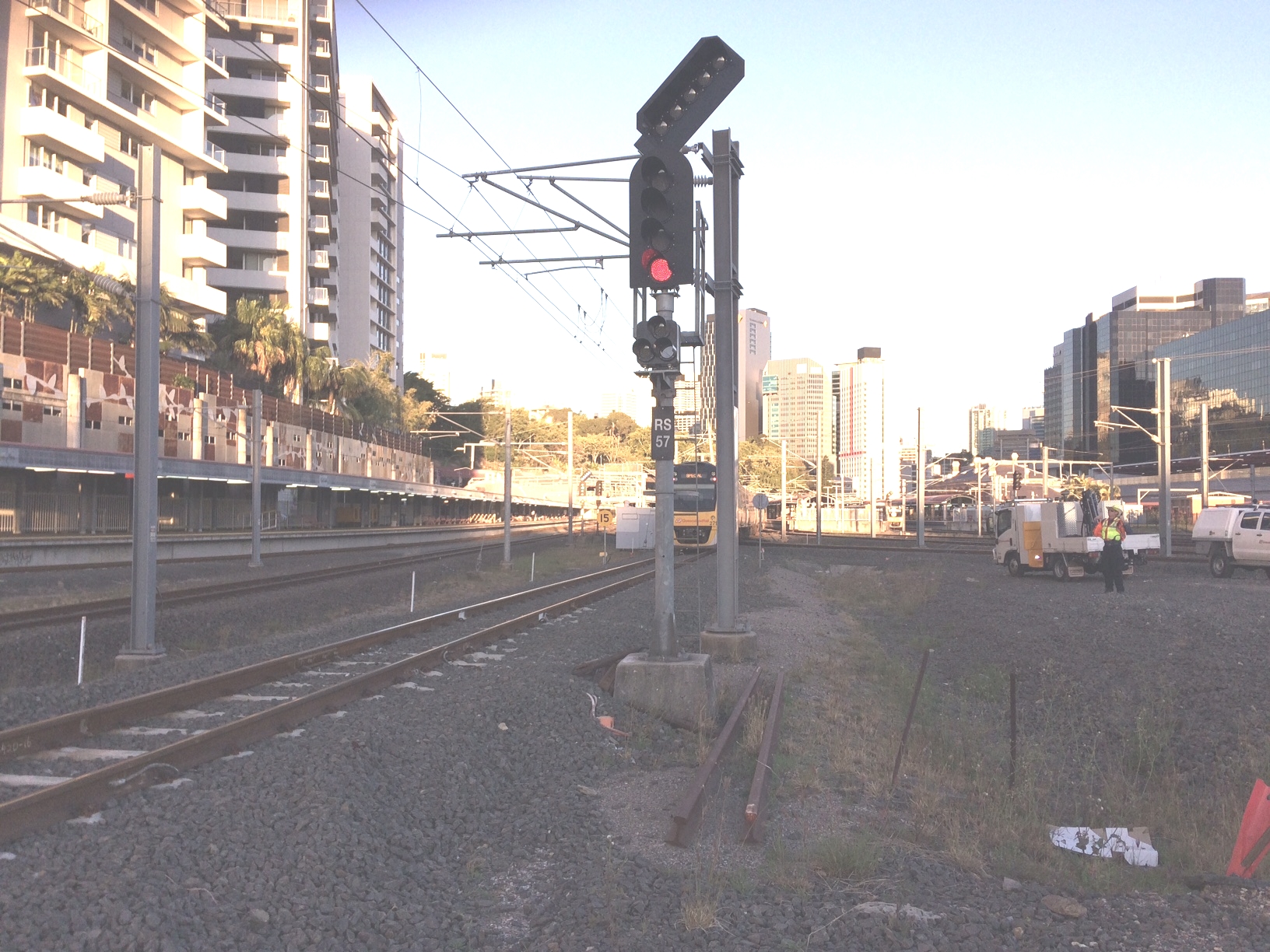 Figure 4: Signal configuration of RS57, at Roma Street Station, Brisbane