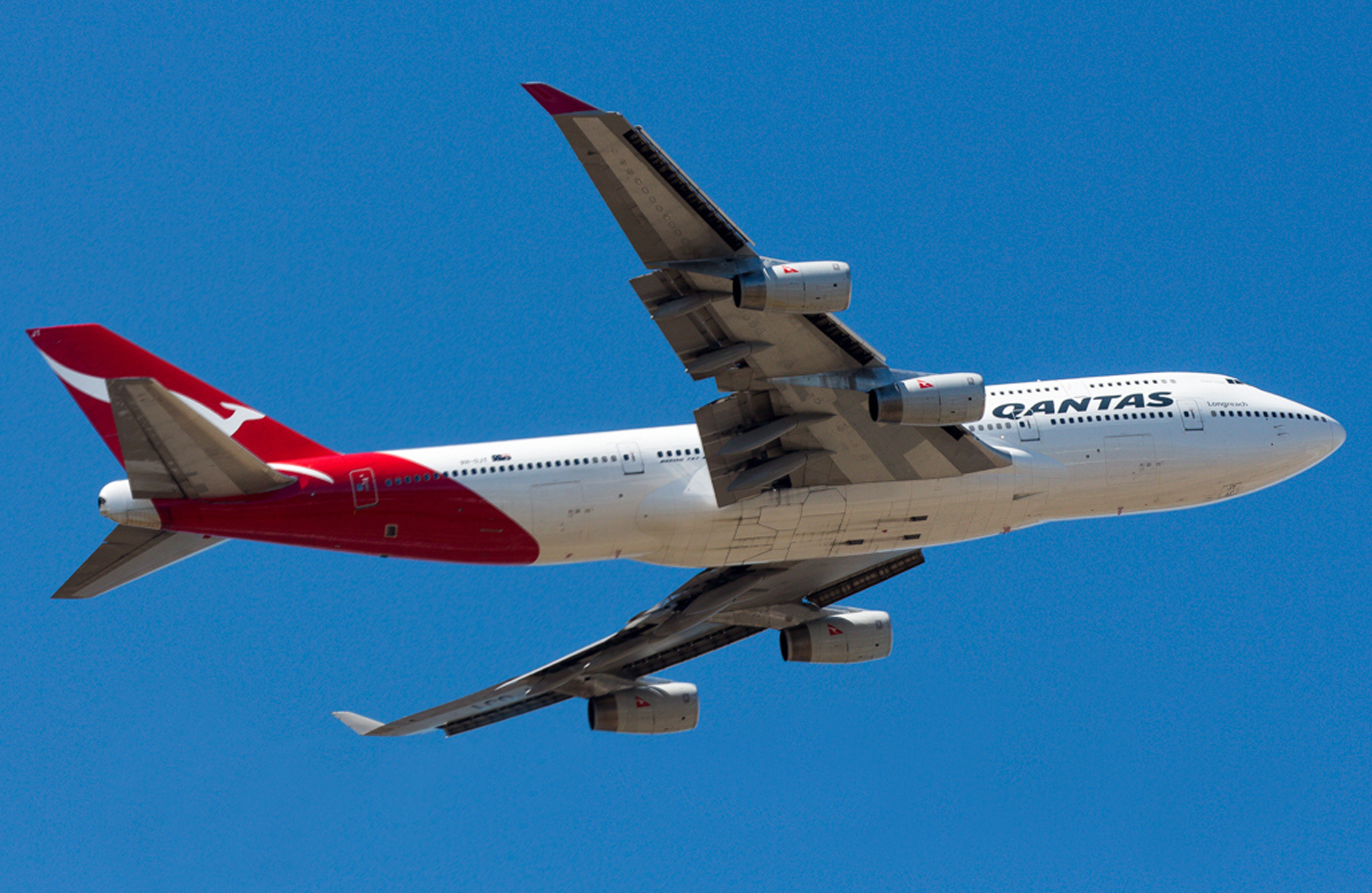 Figure 1: Qantas Boeing 747-438 aircraft, registered VH-OJT. Source: Christopher Chai