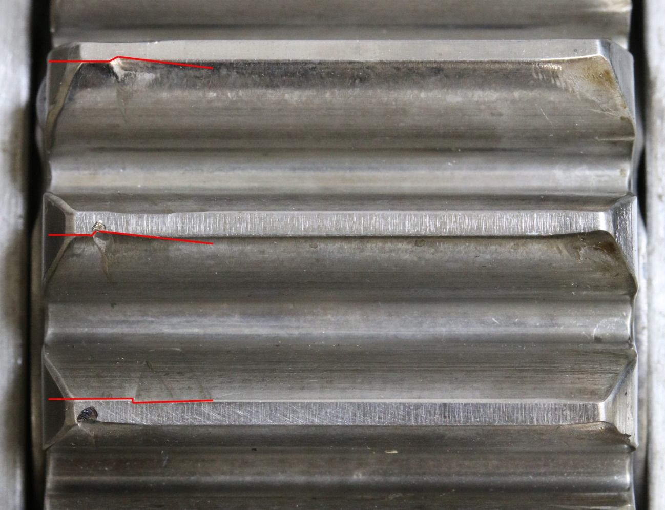 Figure 47: Left engine RGB stage-2 planetary tooth deformation