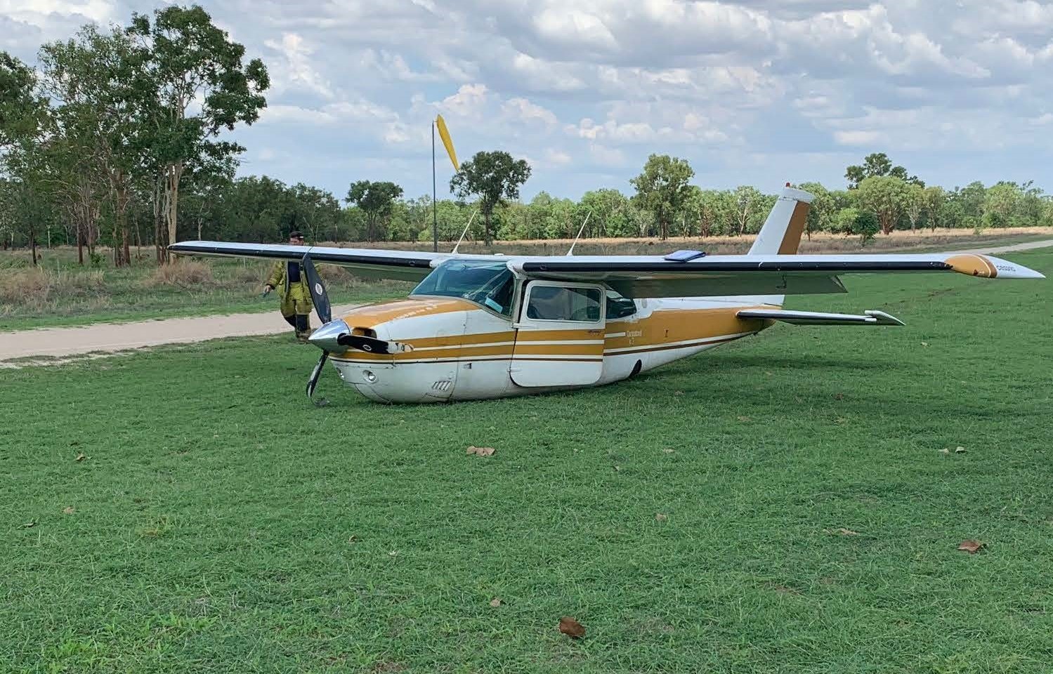 Figure 1: Damage sustained to aircraft after landing. Source: Operator