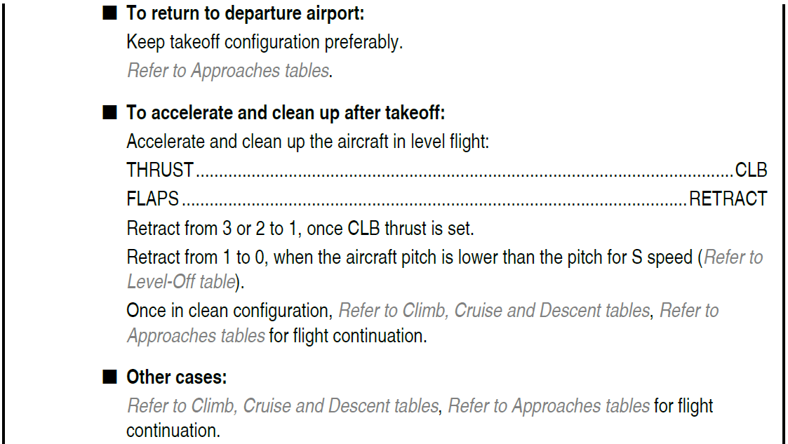 Figure B14: FCOM procedure – Navigation indicated airspeed discrepancy