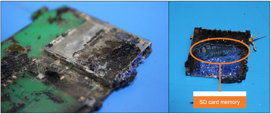 Figure 5: Data logging SD card