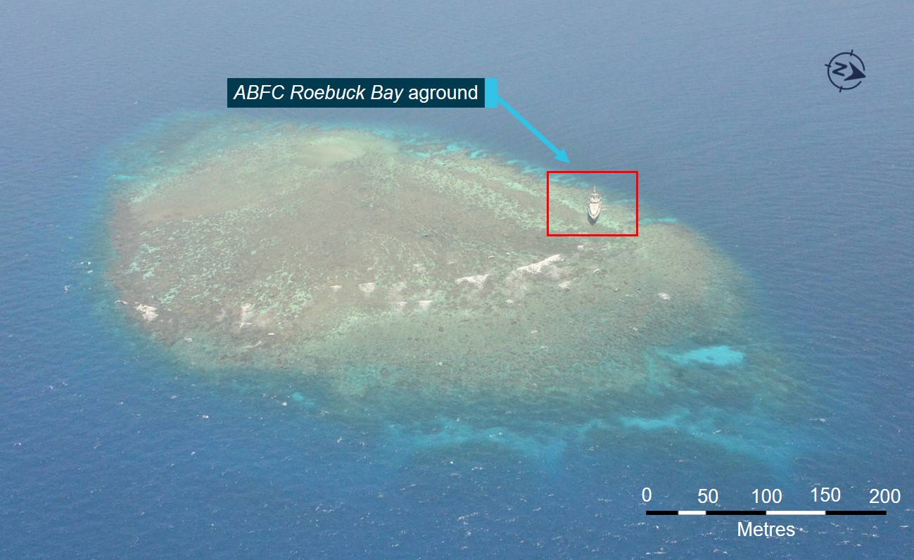 Figure 17: Henry Reef. Source: Australian Border Force, modified by the ATSB