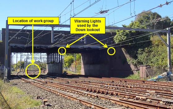 Figure 3: View from the position of the Down lookout. Source: ATSB
