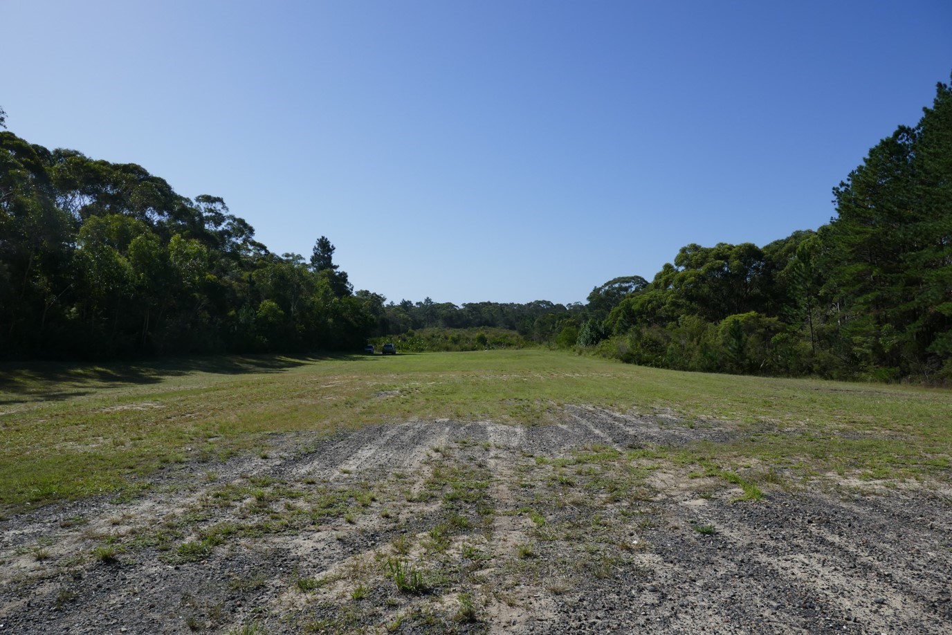 View of runway 35 from the south