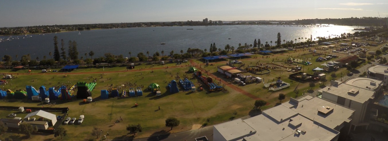 Figure 11: The view of Langley Park from the Ringmaster’s vantage point. Source: City of Perth