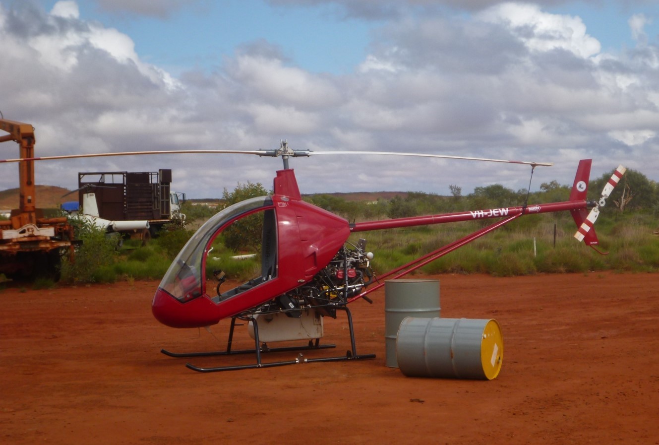amateur-built Cicaré CH-7BT helicopter, registered VH-JEW