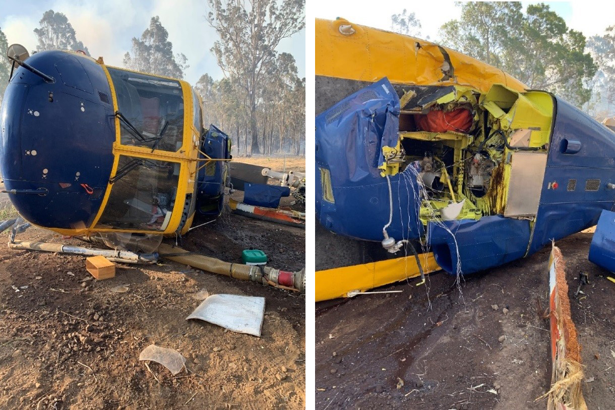 Figure 2: Aircraft wreckage.Source: Operator