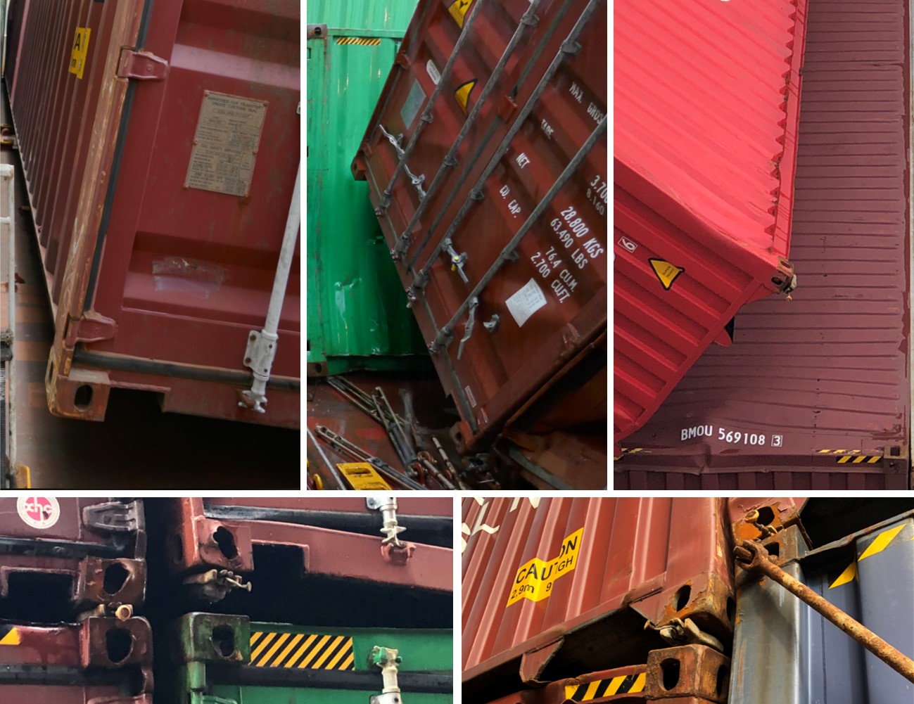 Figure 22: Examples of lifting force exceedances. Source: ATSB