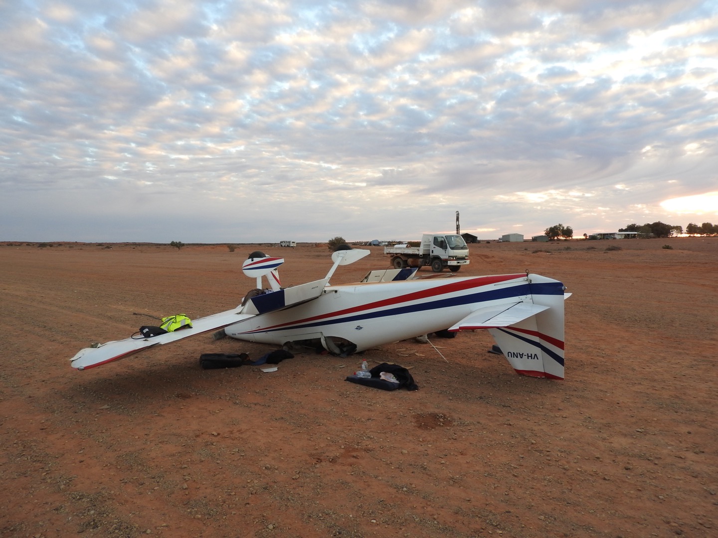 Figure 1: Accident site of VH-ANU. Source: South Australia Police