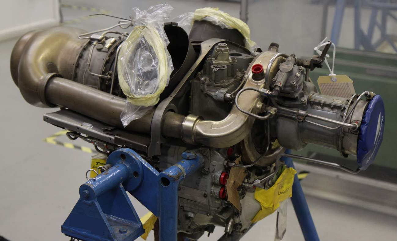 Figure 1: Right-hand engine from VH-SEV.Source: ATSB