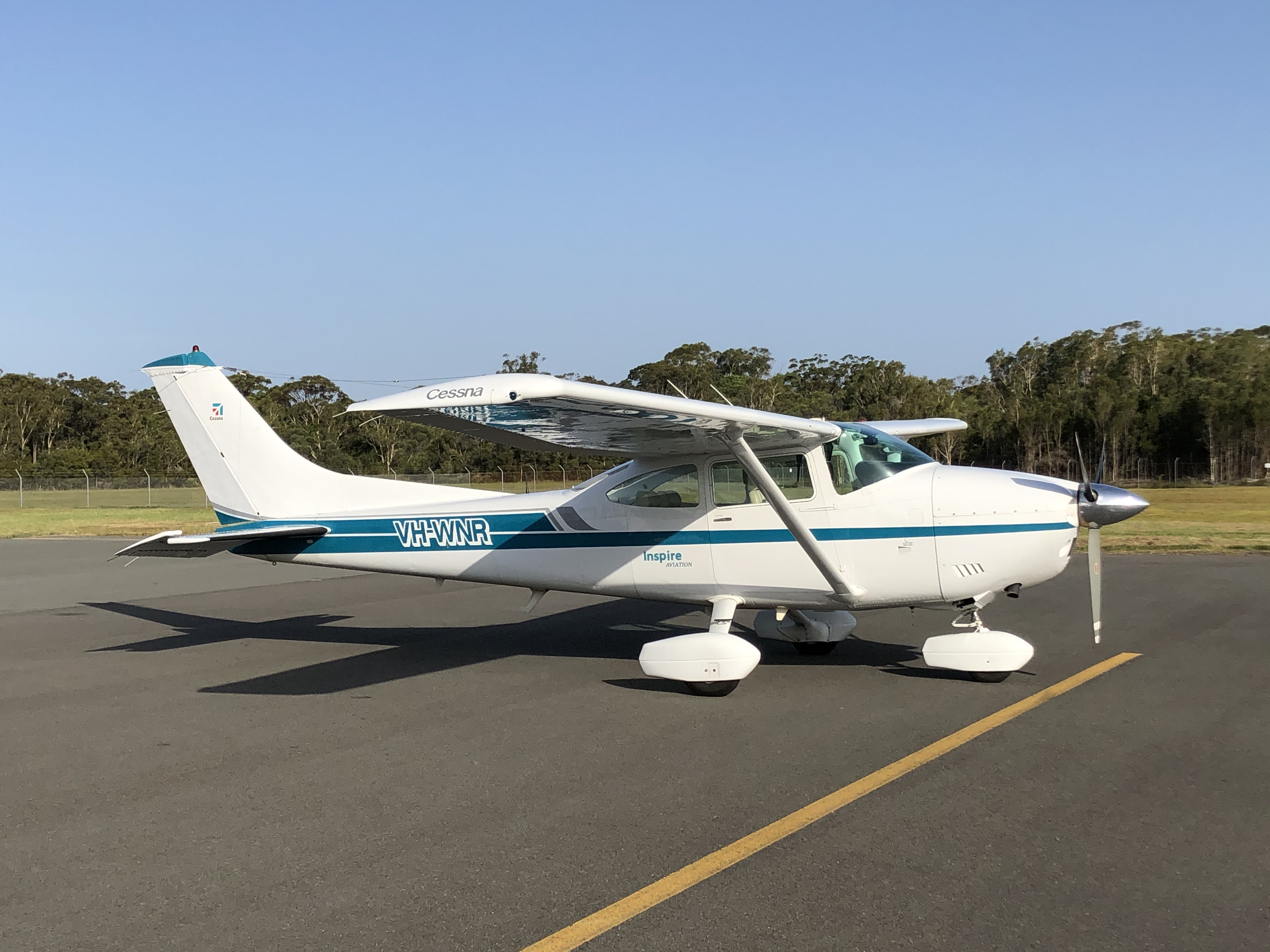Figure 3: Cessna 182, registered VH-WNR, in 2019.Source: Aircraft operator.