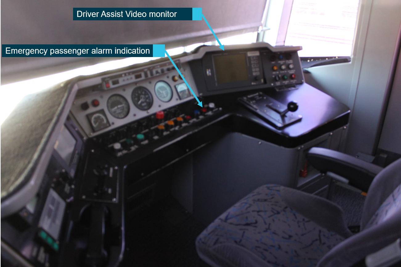 Figure 1: View of driver’s panel.<br />
Source: ATSB