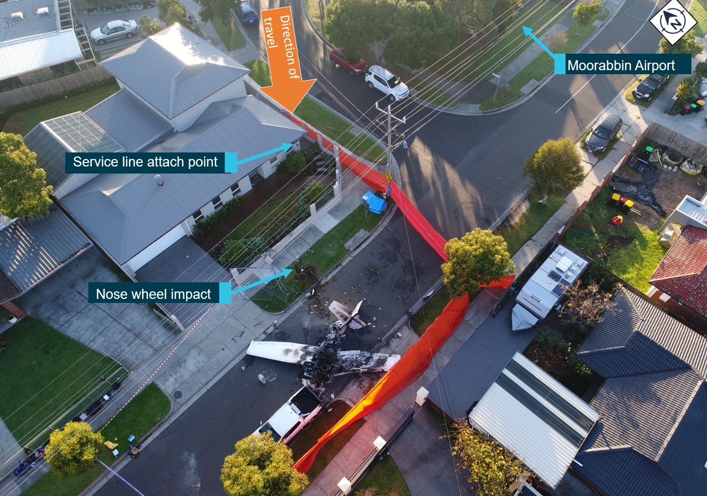 Figure 3: Accident site.<br />
Source: ATSB