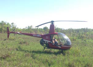 Robinson R22 Beta, VH-HPH.Source: North Australian Helicopters