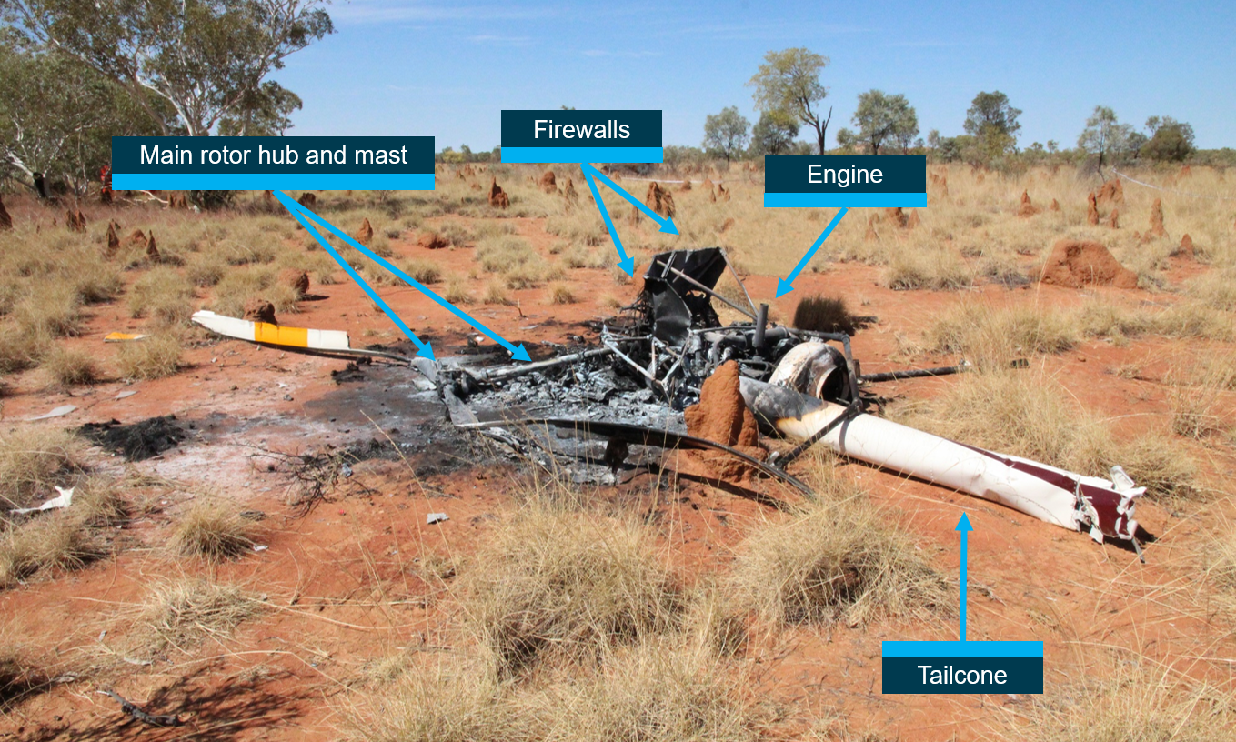 Figure 5: Main wreckage.Source: ATSB