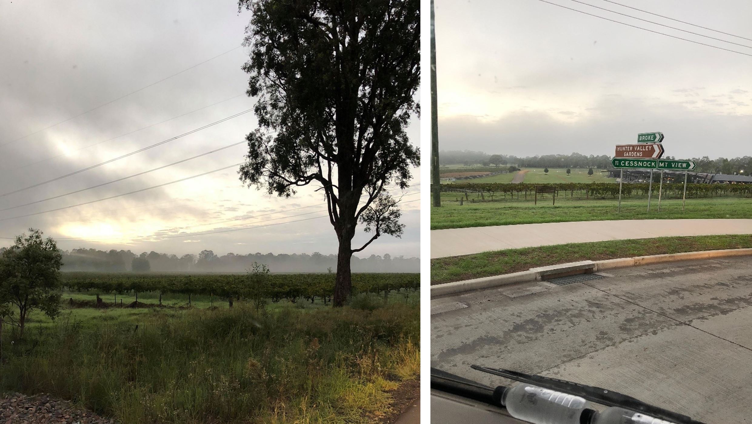 Figure 2: Photos taken by senior base pilot prior to launch.Source: Provided to ATSB