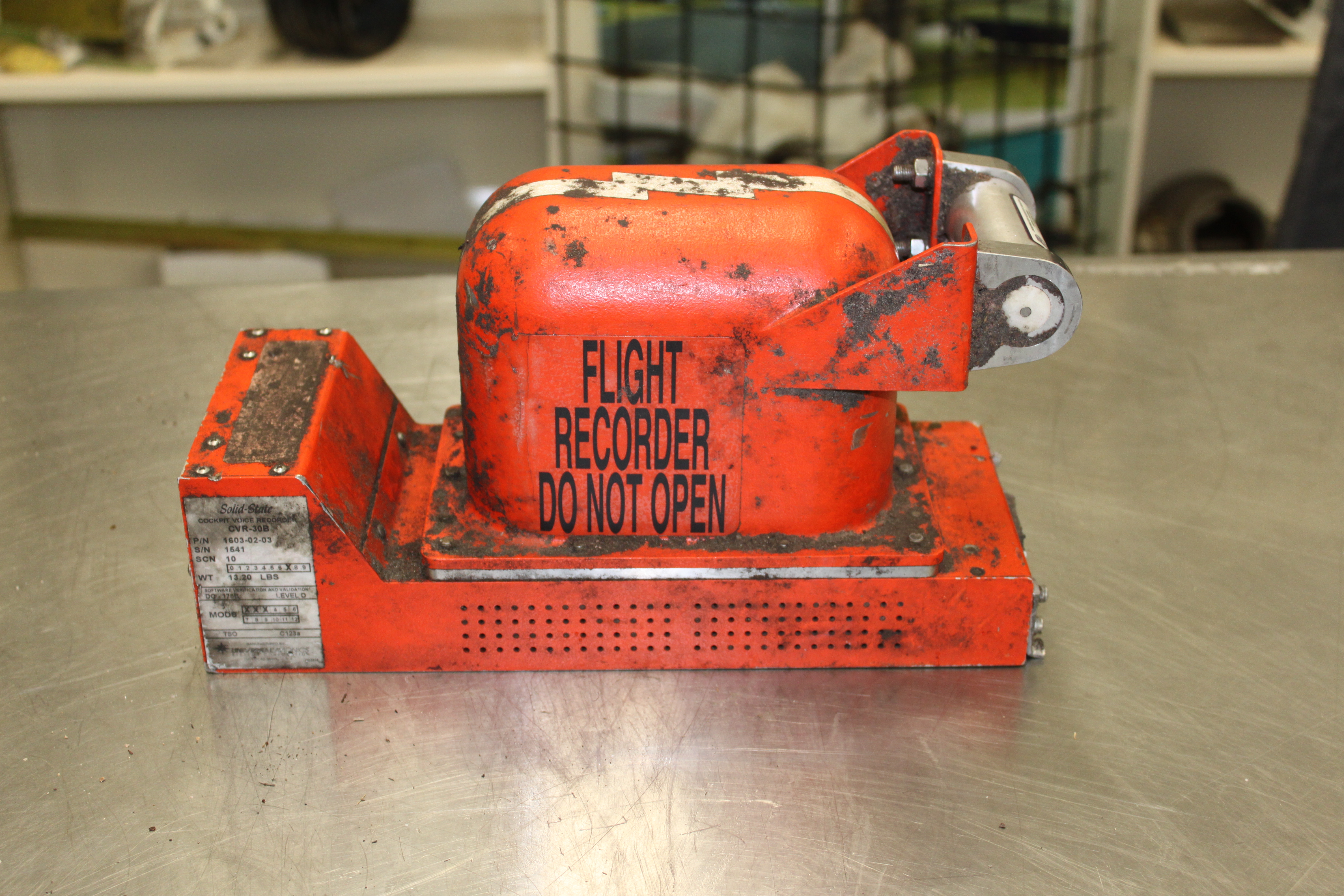 Figure 6: N134CG cockpit voice recorder.<br />
Source: ATSB