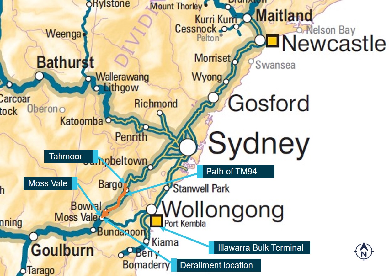 Figure 1: Location map.
Source: Geoscience Australia, annotated by OTSI