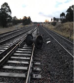 Figure 1: Location of ejected wheelset.<br />
Source: ARTC