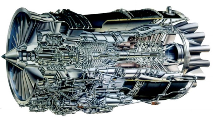 Figure 4: Rolls-Royce Tay 650-15 cutaway drawing