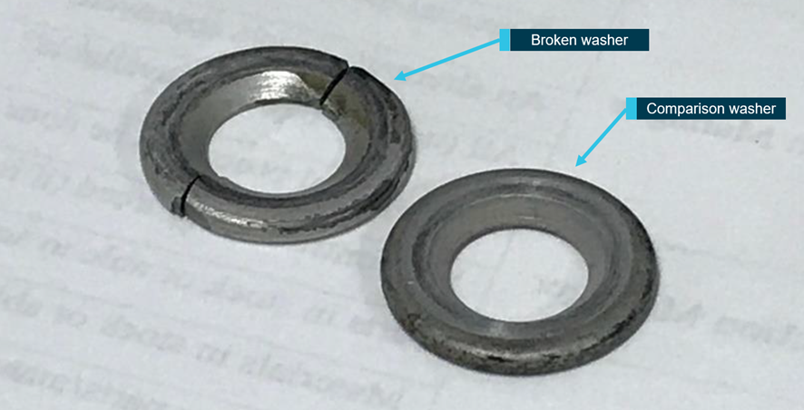 Comparison of washers