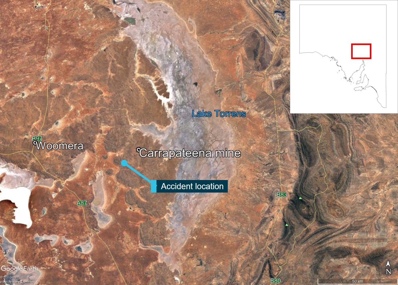 Figure 1: Accident location