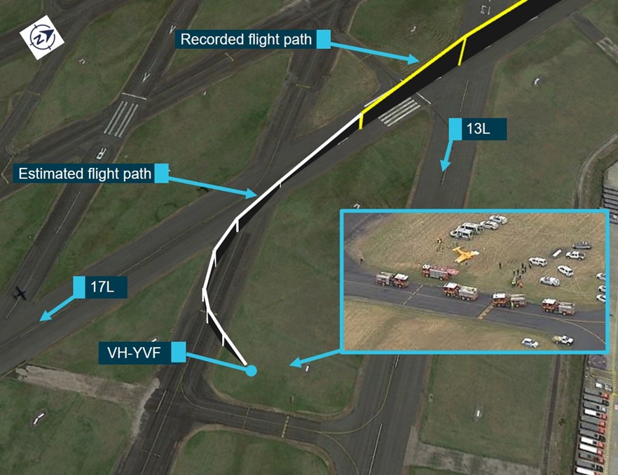 Accident site overview