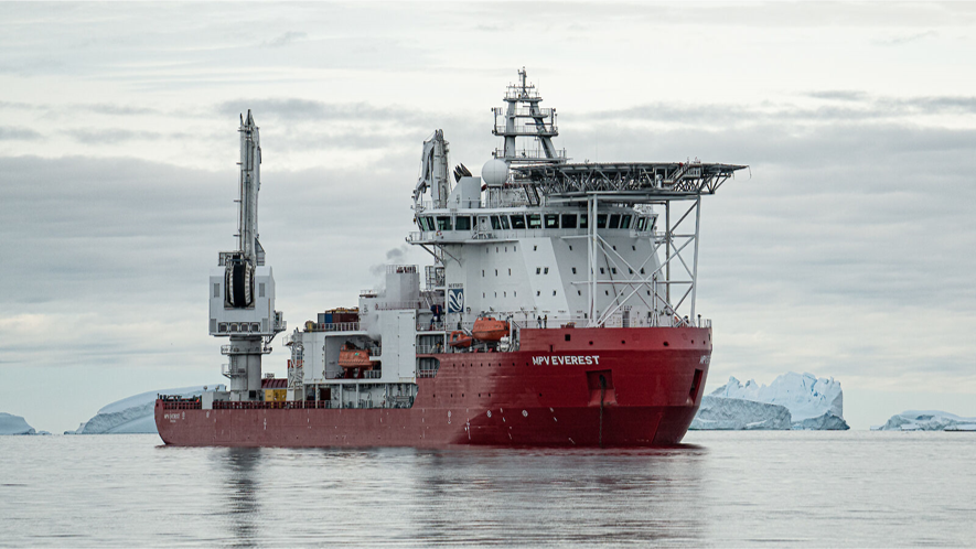Figure 1: MPV Everest in Antarctica