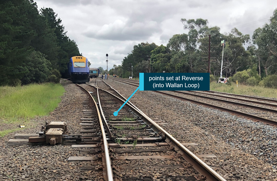 No. 7 points at the northern entrance to Wallan Loop