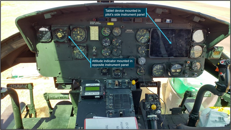 Figure 4: VH-UVC instrument panel
