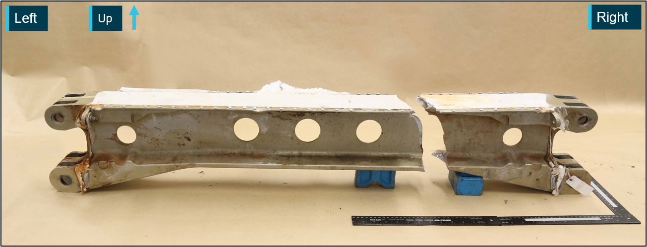 Figure 15: The carry-through spar in the ATSB laboratory
