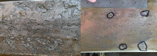 Figure 25: Examples of severe carry-through structural corrosion damage identified through SEL 57-06 inspections