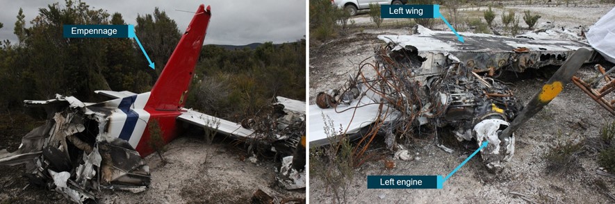 Figure 10: Recovered wreckage