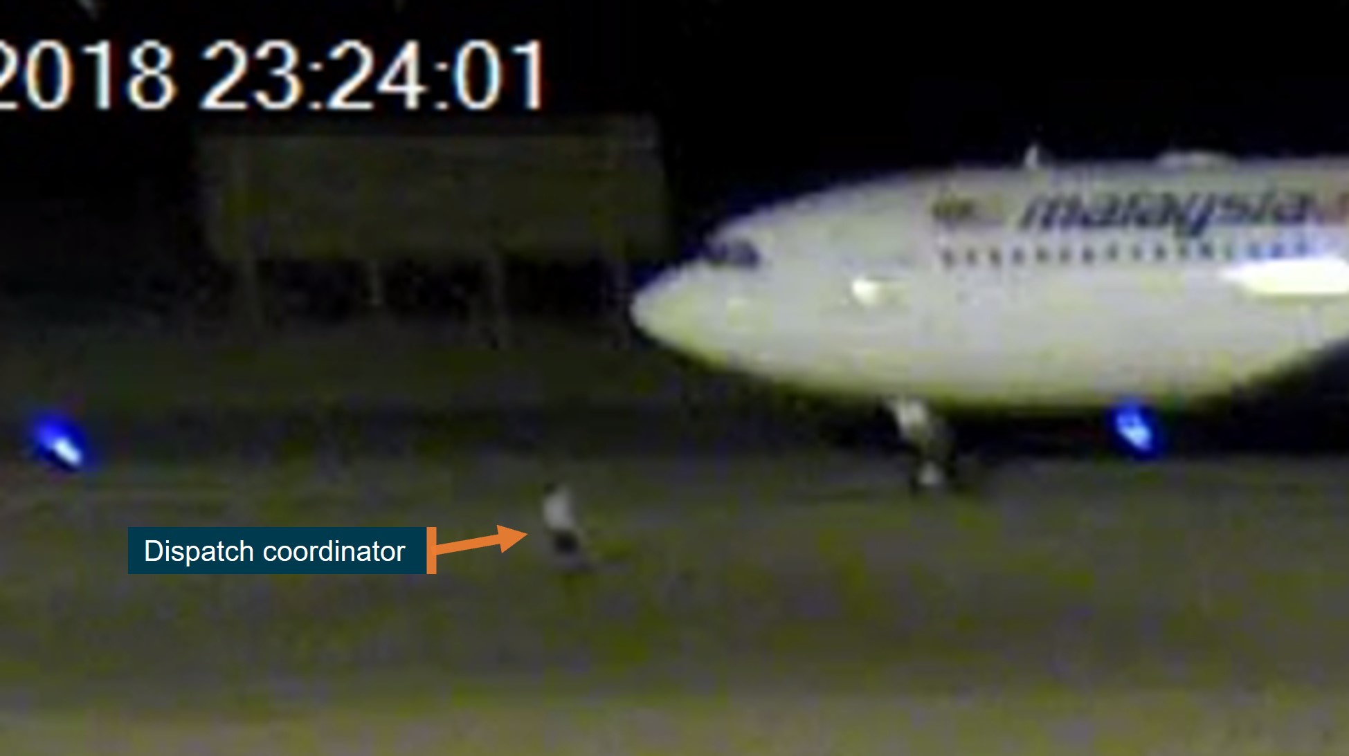 Figure 6: Dispatch coordinator in position after pushback