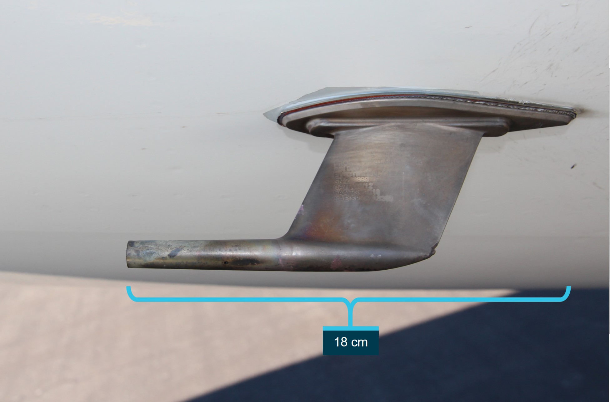 Figure 17: Pitot probe external view