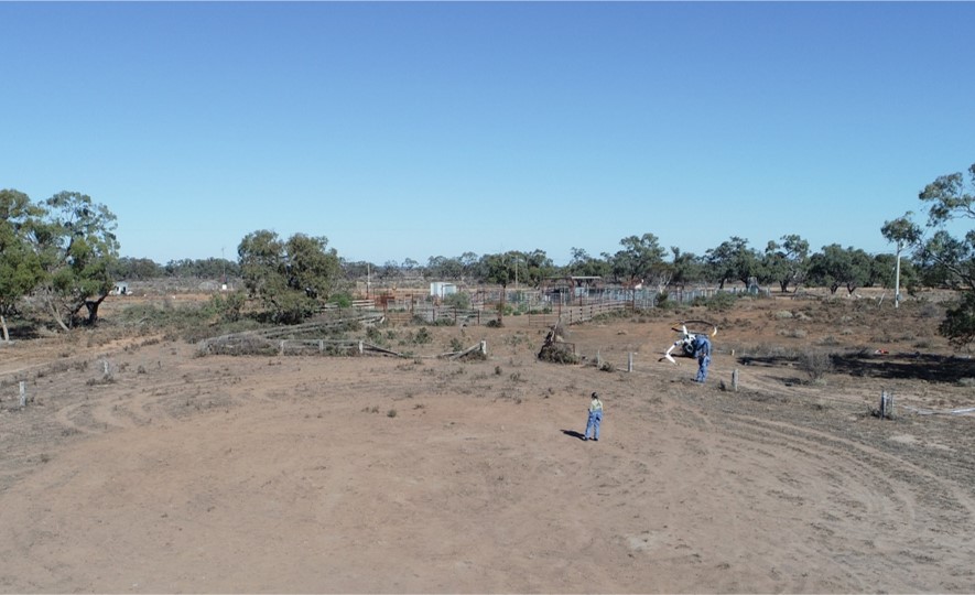 Figure 4: Image taken by RPAS along approximate helicopter flight path