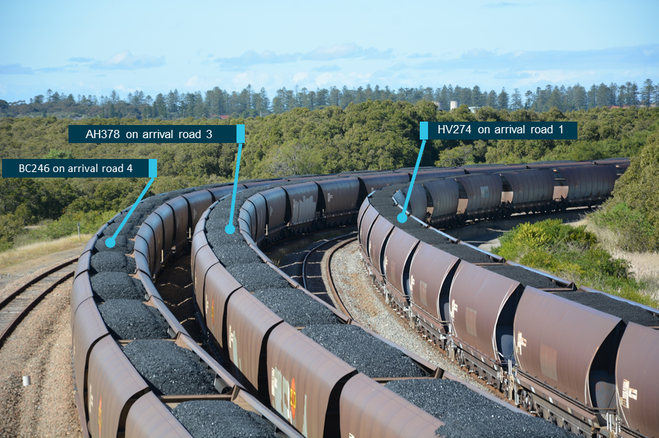 Figure 11: Bend in Kooragang arrival roads