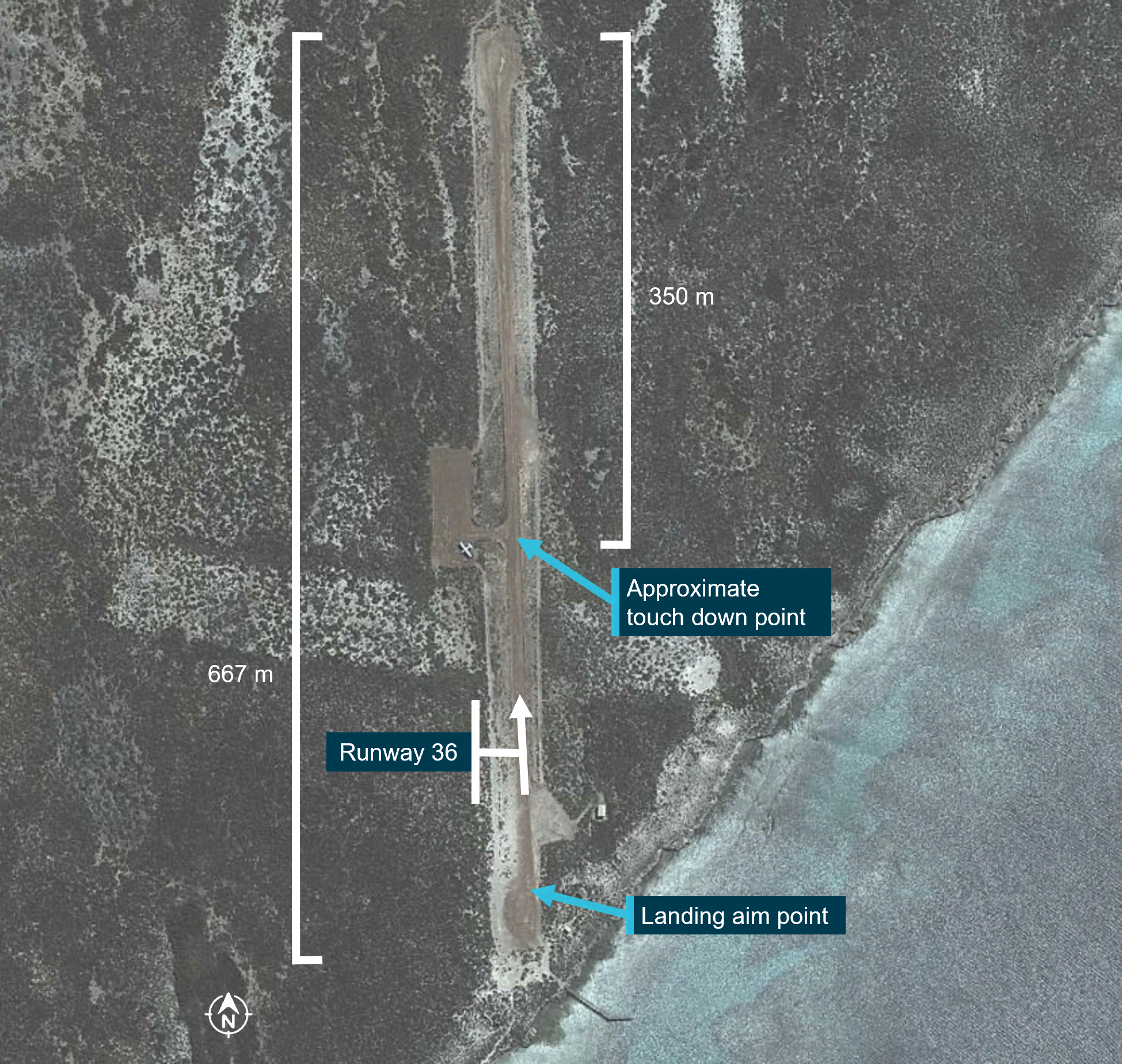 Figure 2: East Wallabi Island airstrip