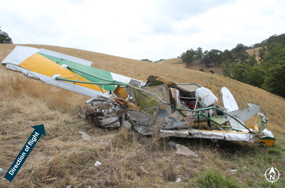 Figure 5: Wreckage of VH-SEH
