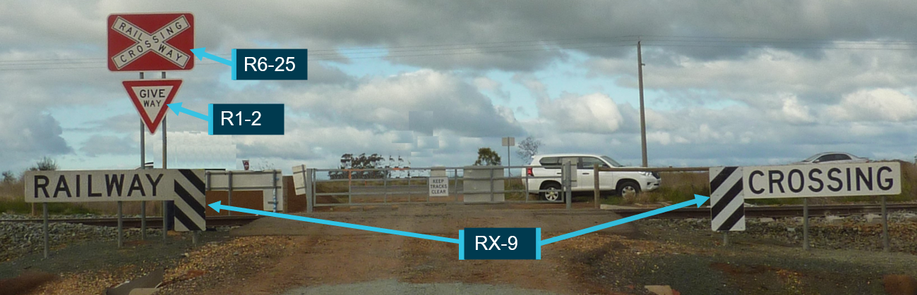 Figure 6: Holmes Road level crossing access from west of the rail track