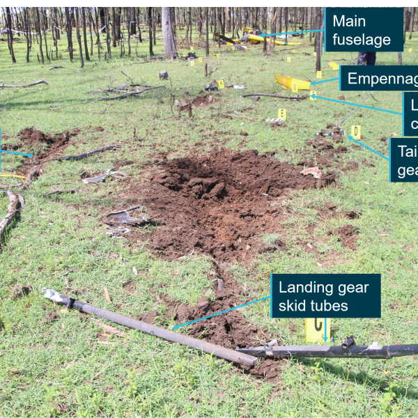 Collision with terrain involving Robinson R22 Beta II helicopter, VH-HKC, 87 km north of Hughenden Aerodrome, Queensland, 11 February 2021