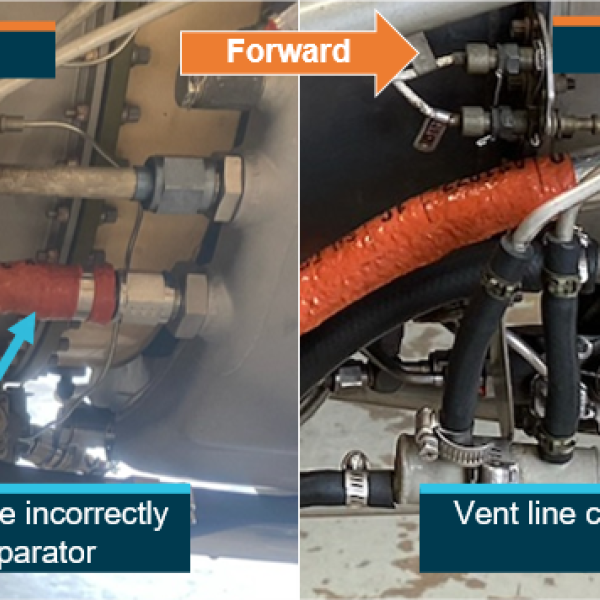 Engine malfunction after oil lines transposed
